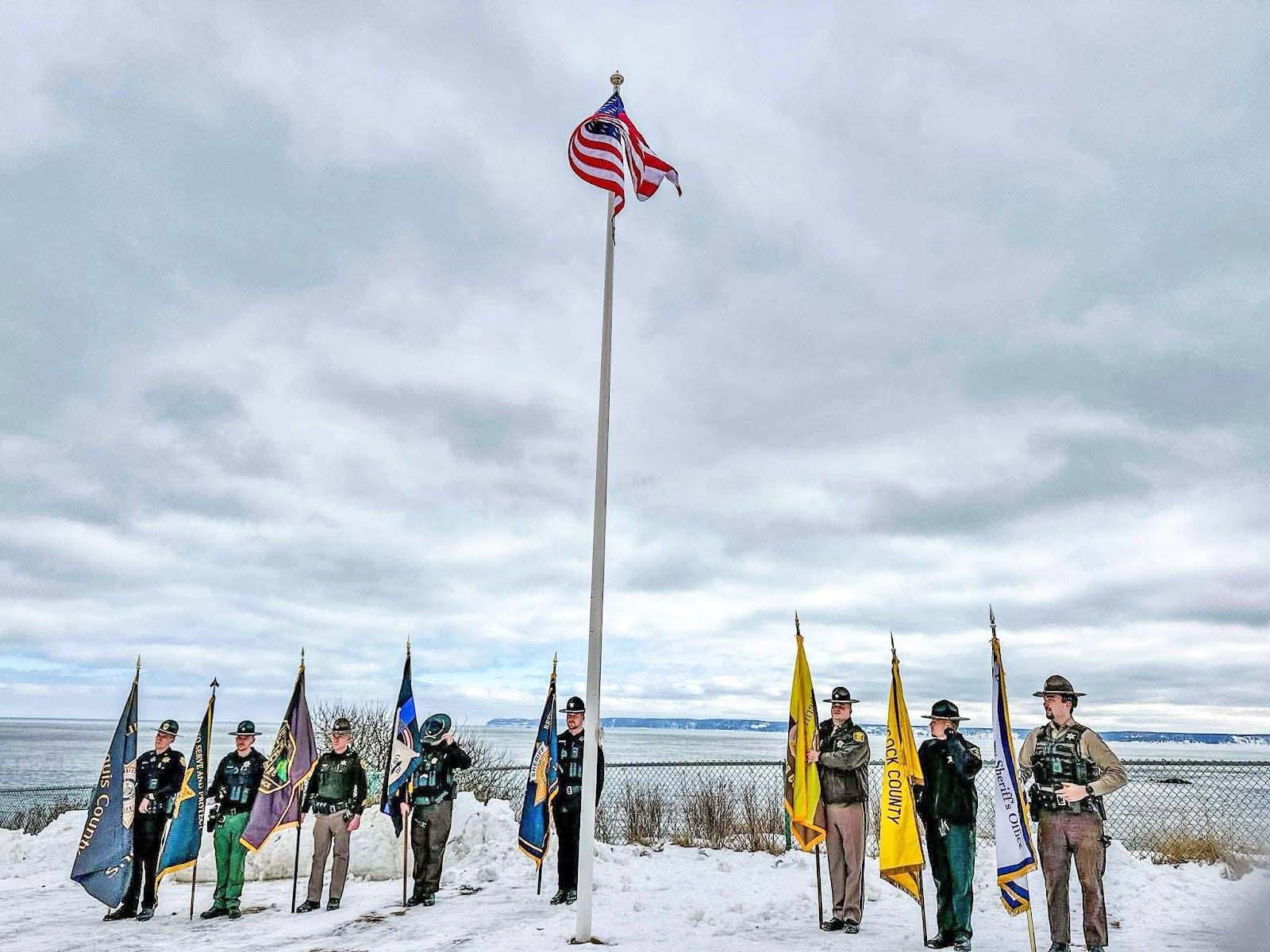 Sheriffs Honor America 250 at West Quoddy Head Light