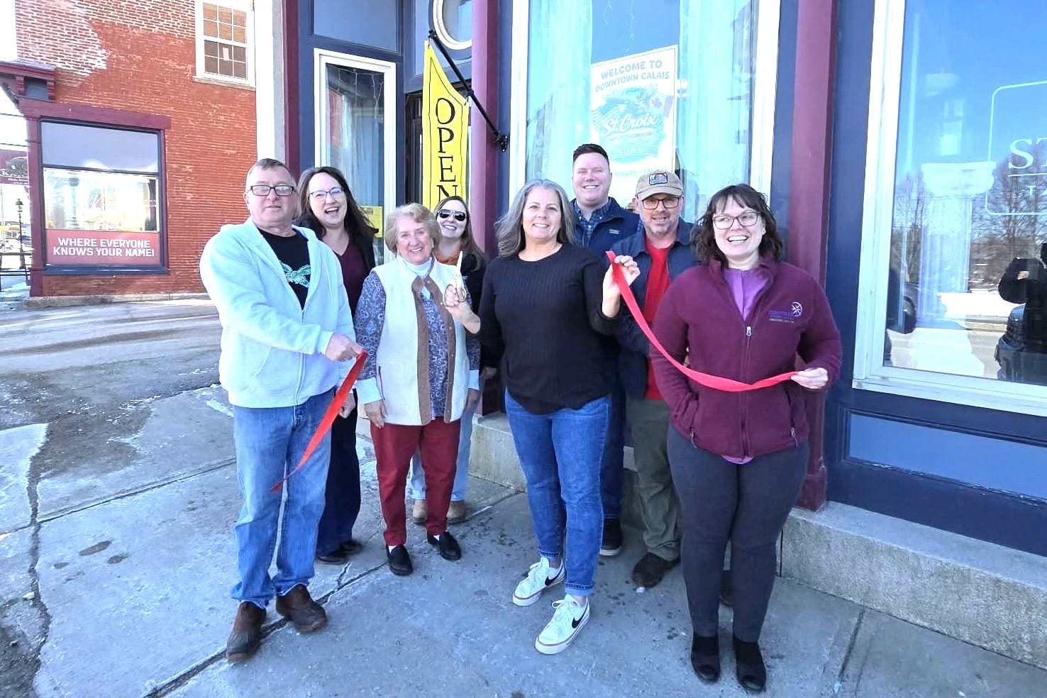St. Croix Subs Celebrates Ribbon Cutting in  Downtown Calais