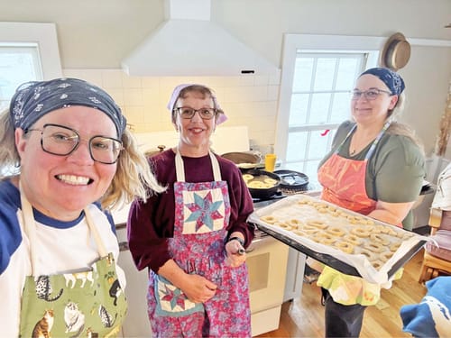 Homemade Doughnut  Fundraiser Returns to  Support Perry Grange Roof