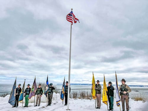 Sheriffs Honor America 250 at West Quoddy Head Light